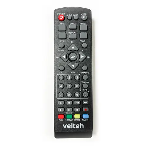 Velteh 600T2 H.264 daljinski upravljač za DVB-T2 risiver