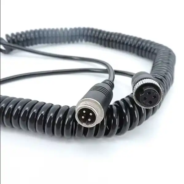 Kettz RK-KT4PS8M spiralni produžni video kabl M/F 4PIN 8 m