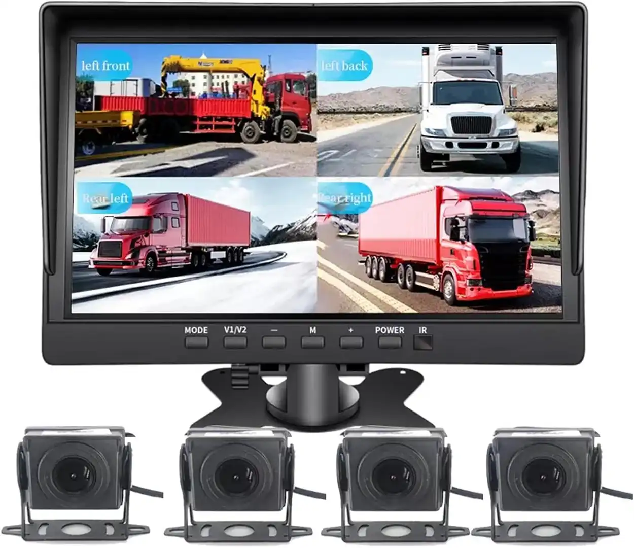 Kettz MK-KT1012HD 10,1-inčni AHD monitor sa 4 rikverc kamere