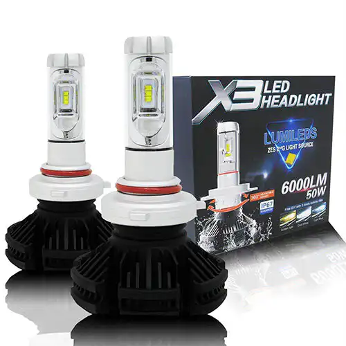 X3 H4 LED sijalice za farove 6000 lm 50 W, par