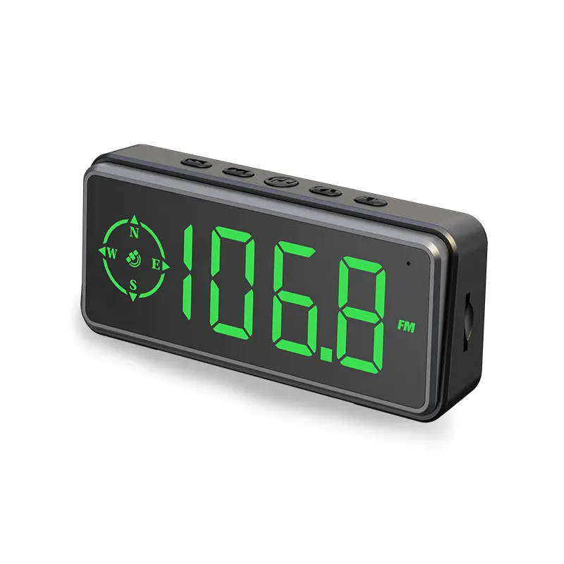 Kettz Bluetooth 5.3 FM transmiter sa LED HUD displejom