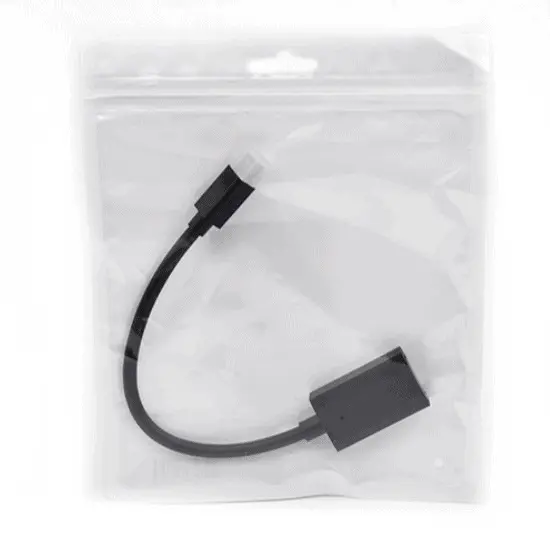 Kettz MDP2DP-K20 Mini DisplayPort na DisplayPort adapter 1080p