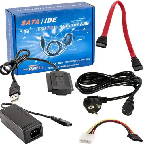 Kettz USB 2.0 adapter za SATA i IDE diskove sa napajanjem