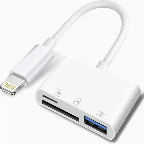 Kettz Lightning čitač kartica 3-u-1 sa USB 3.0, SD i TF slotovima