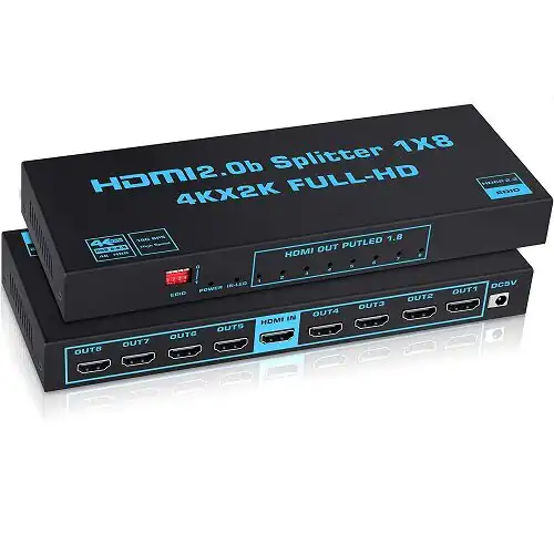 Kettz KT-HSP-1.8 HDMI spliter 1x8, 4K