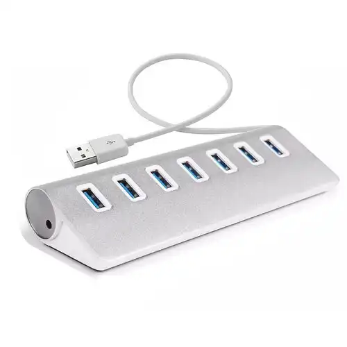 Kettz KT-HUSB.78 USB 3.0 hub sa 7 portova, srebrni