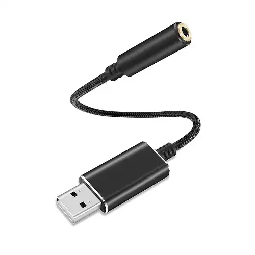 Kettz AA-K021 USB audio kabl 2-u-1, USB-A na 3,5 mm