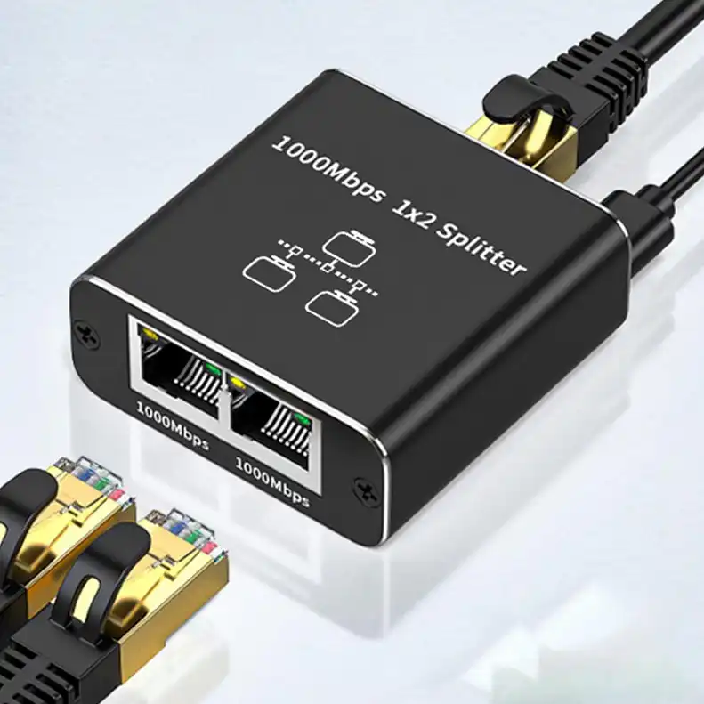 Kettz KT-ETS12 aktivni Ethernet razdelnik 1 na 2, 1000 Mbps