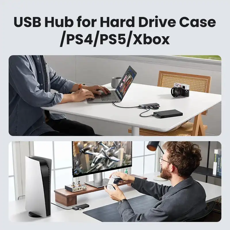 UGREEN CM653 (15548) USB 3.0 hub sa 4 porta, 5 Gbps