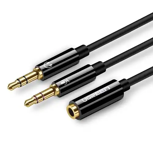 UGREEN AV140 20898 audio splitter kabl 3,5 mm, 20 cm