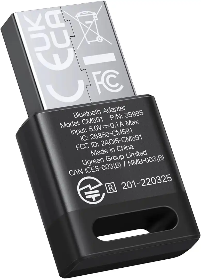 UGREEN CM591 USB Bluetooth 5.3 adapter, 20 m