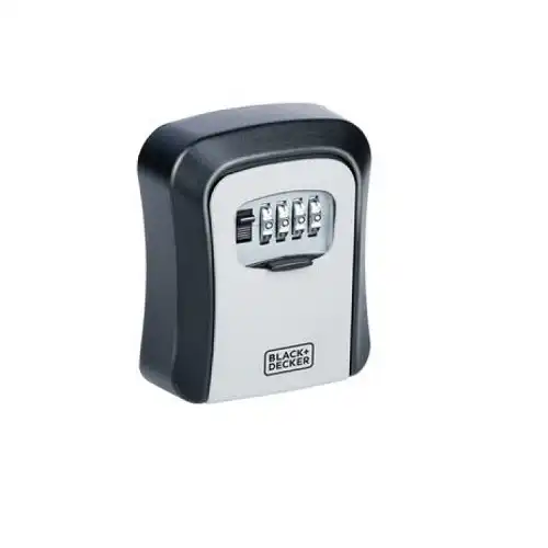 Black+Decker sef za ključeve sa 4-cifrenom kombinacionom bravom, 12 × 9 × 4 cm