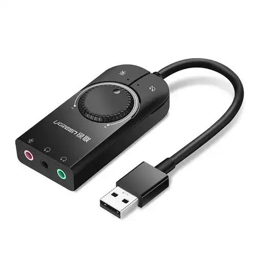 UGREEN CM129 USB eksterna stereo zvučna kartica sa kontrolom jačine