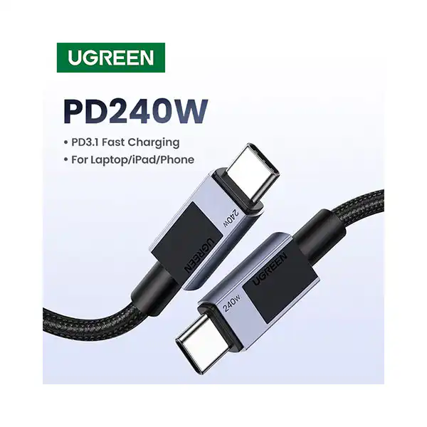 UGREEN L513 USB-C na USB-C kabl 240W PD 3.1, 2m