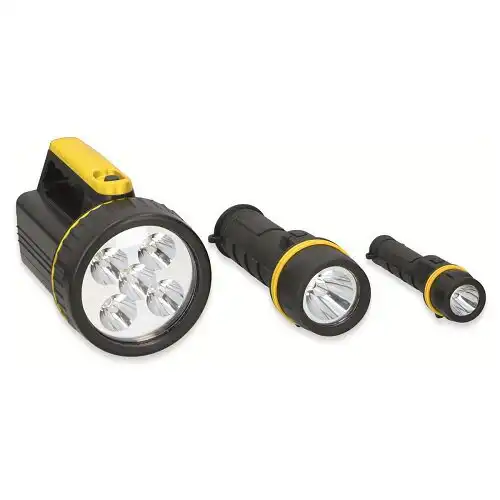 Grundig set 3 LED baterijske lampe 1 W, 3 W i 5 W