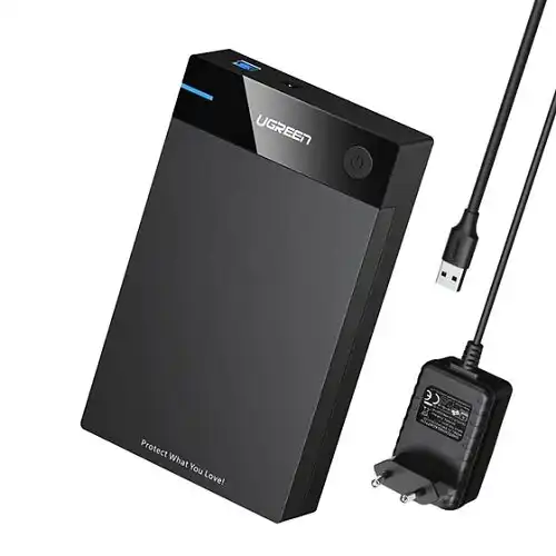 UGREEN US222 USB 3.0 kućište za 2,5/3,5-inčni SATA HDD/SSD, 5 Gbps