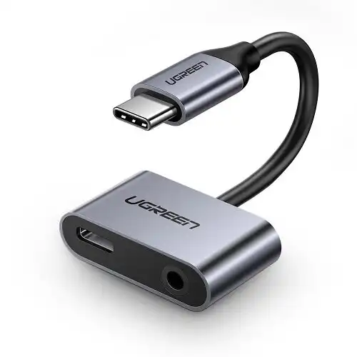 UGREEN CM193 USB-C audio adapter sa 3,5 mm i USB-C priključkom