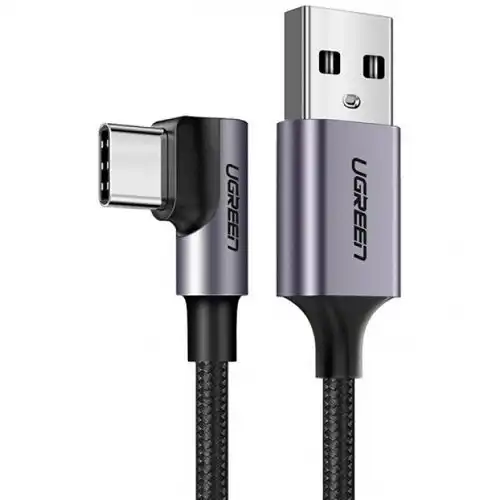 UGREEN US284 USB-A na USB-C ugaoni kabl, 1 m, 3 A