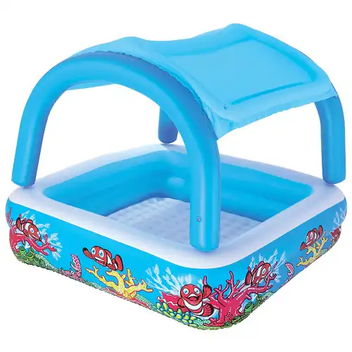 Bestway 52192 Beach Buddy dečji bazen sa uklonjivom nadstrešnicom 140 x 140 x 114 cm