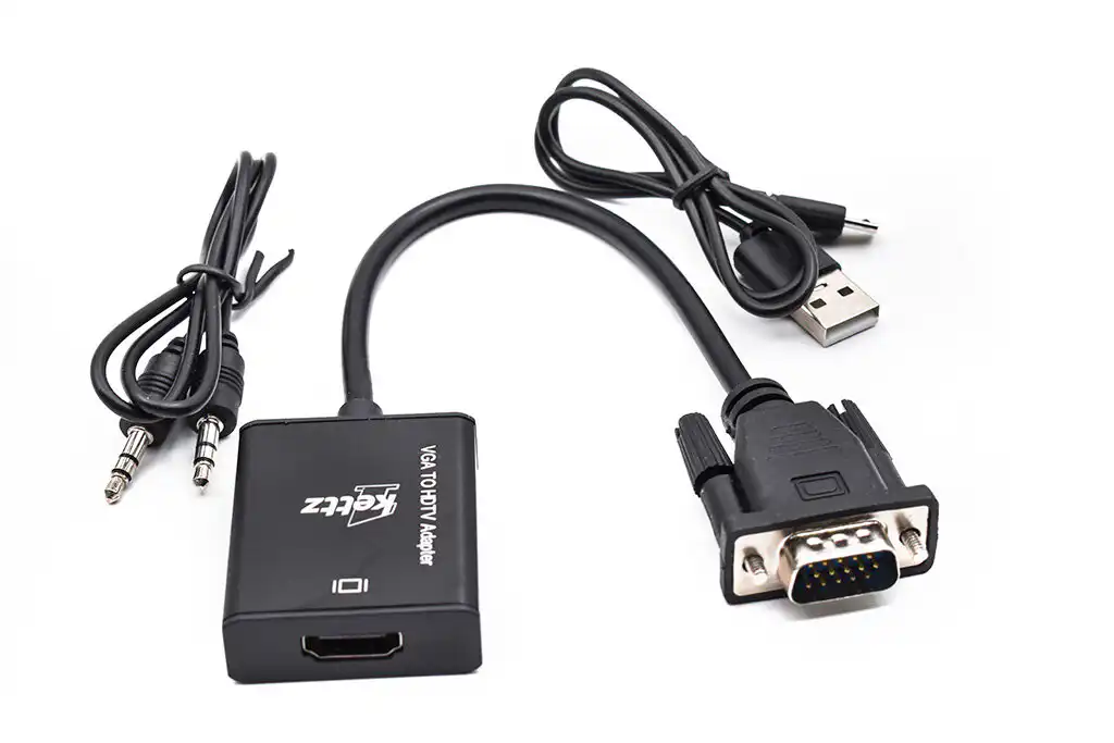 Kettz V2H VGA na HDMI konvertor sa audio ulazom, 1080p