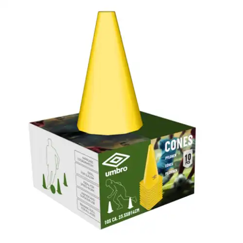 Umbro set trening čunjeva 10 komada, 23,5 cm