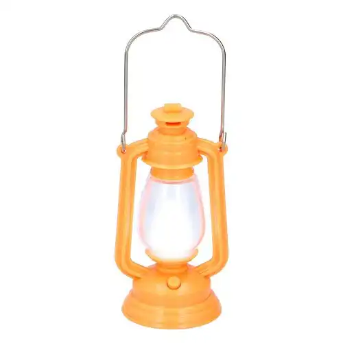 Grundig LED kamperski fenjer Orange, IP44, 3×LR41