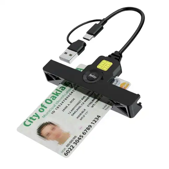Kettz KTZ-CR230AC USB-C/USB čitač ID smart i SIM kartica