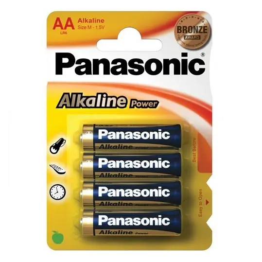 Panasonic Alkaline Power AA LR6 alkalne baterije 1,5 V, 4 kom