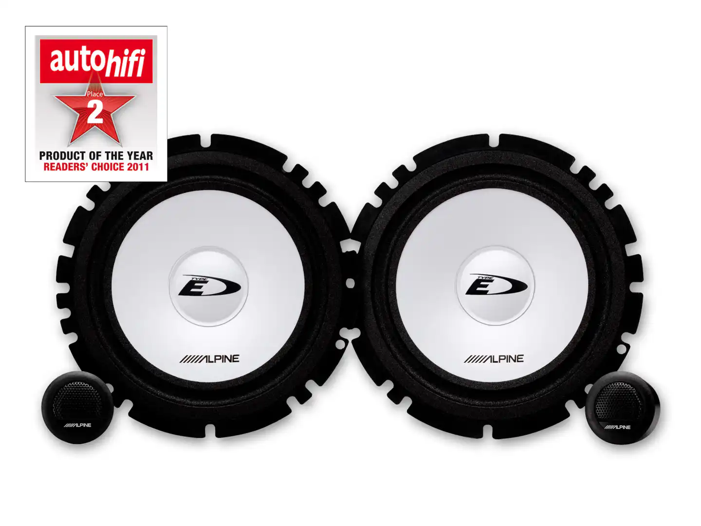 Alpine SXE-1750S komponentni auto zvučnici 16,5 cm 280 W