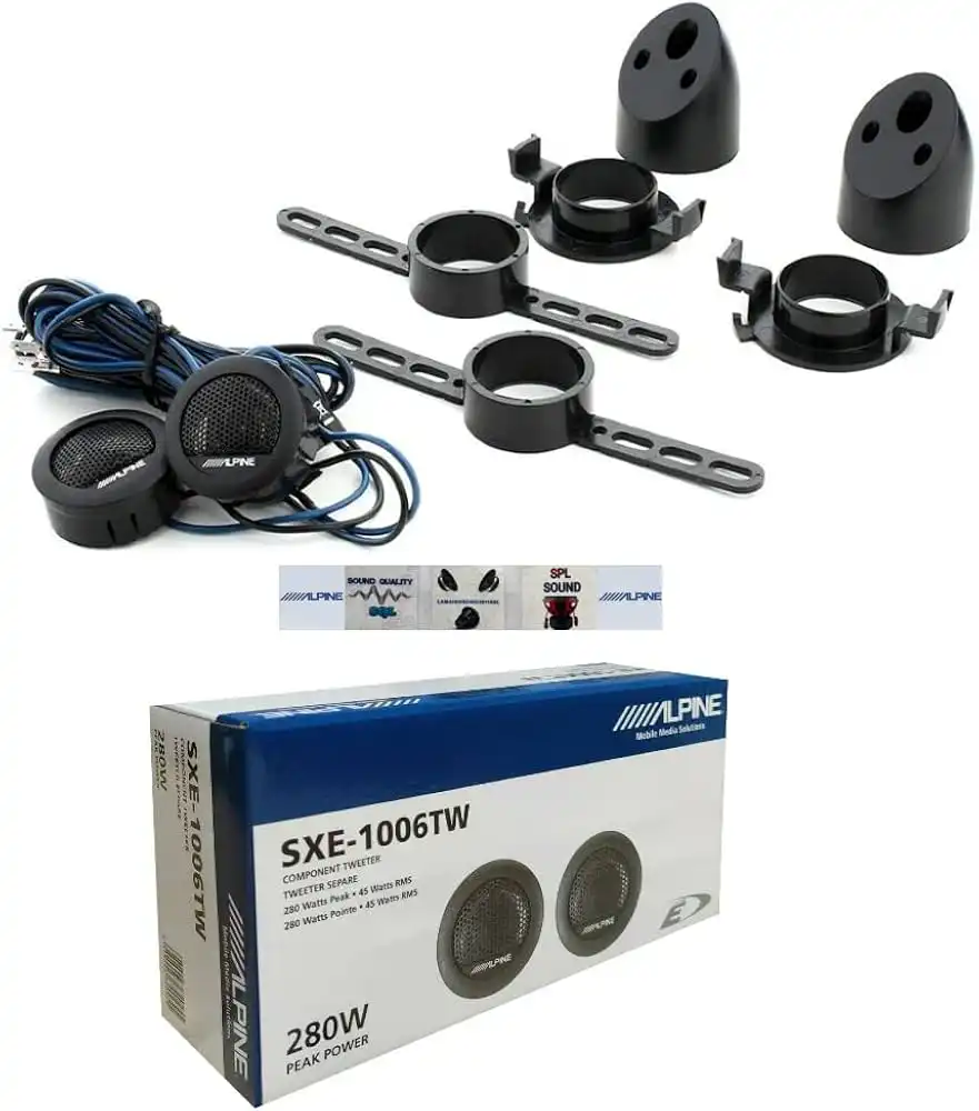 Alpine SXE-1006TW visokotonci 3 cm 280 W
