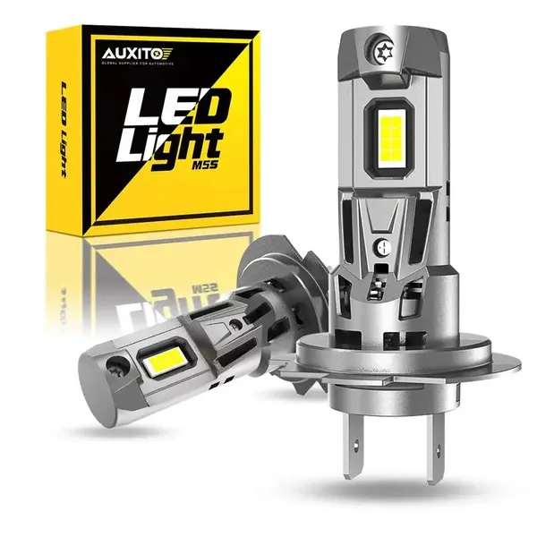 AUXITO DD-M5S-H7 LED sijalice H7 6500K, 1:1 sa turbo hlađenjem, set 2 kom
