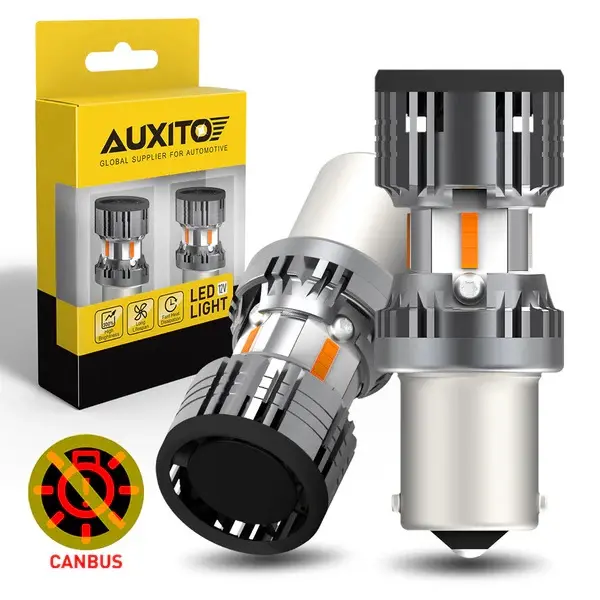 AUXITO 7057/BAU15S LED sijalice amber CANBUS, 4000 lm, set 2 kom