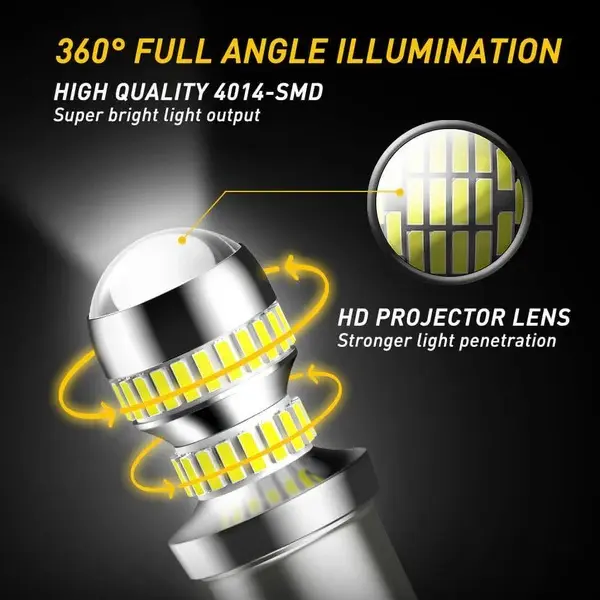 AUXITO 1156/BA15S LED sijalice 6000K, 2600 lm, set 2 kom