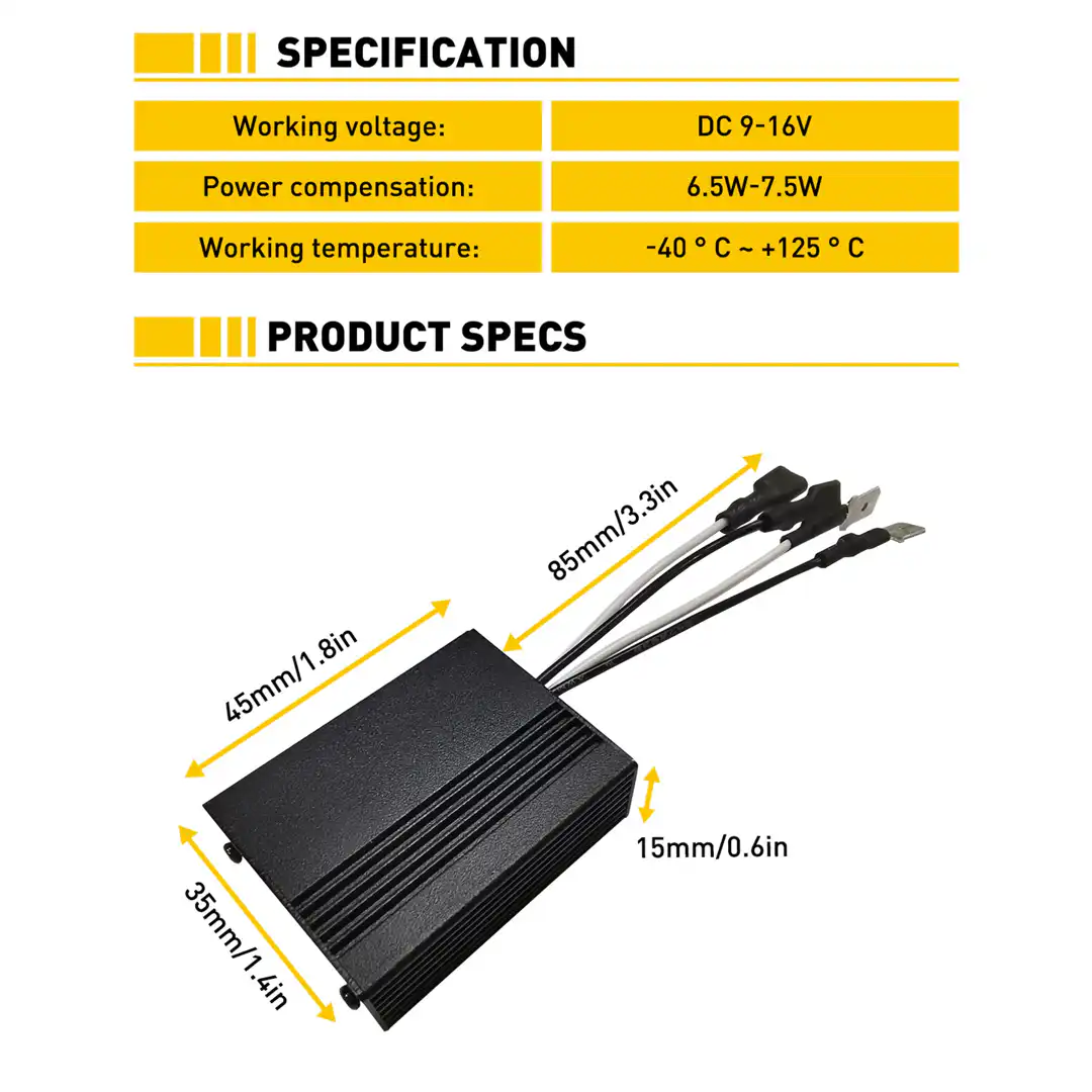 AUXITO CANBUS dekoder za H1/H7/H3 LED sijalice 9–16 V