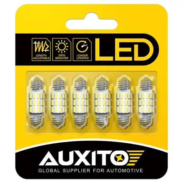 AUXITO DE3175 LED sulfidne sijalice 31–36 mm, 6500K, set 6 kom