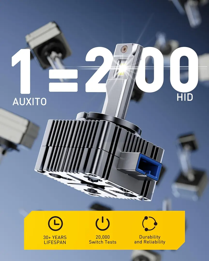 AUXITO DD-Y19-D8S LED sijalice 6000K 30000 lm CANBUS