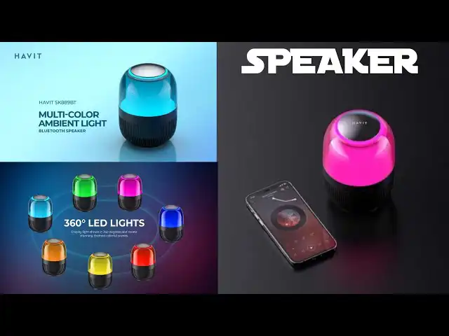 Havit SK889BT RGB Bluetooth zvučnik 7 W
