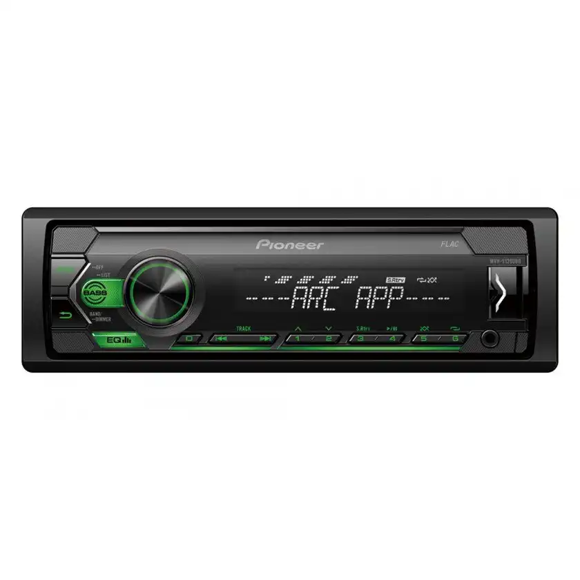 Pioneer MVH-S120UBG auto-radio USB 1-DIN, zeleno osvetljenje