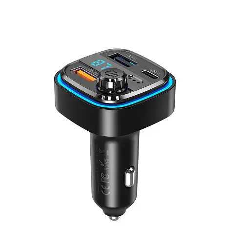 XO BCC08 Bluetooth FM transmiter i auto punjač 3,1 A sa ambijentalnim svetlom