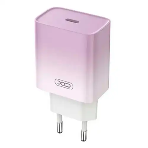 XO CE18 USB-C PD punjač 30 W, ljubičasti