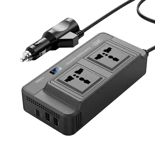 XO CZ011 auto inverter 200 W, 12 V na 220 V, USB i Type-C