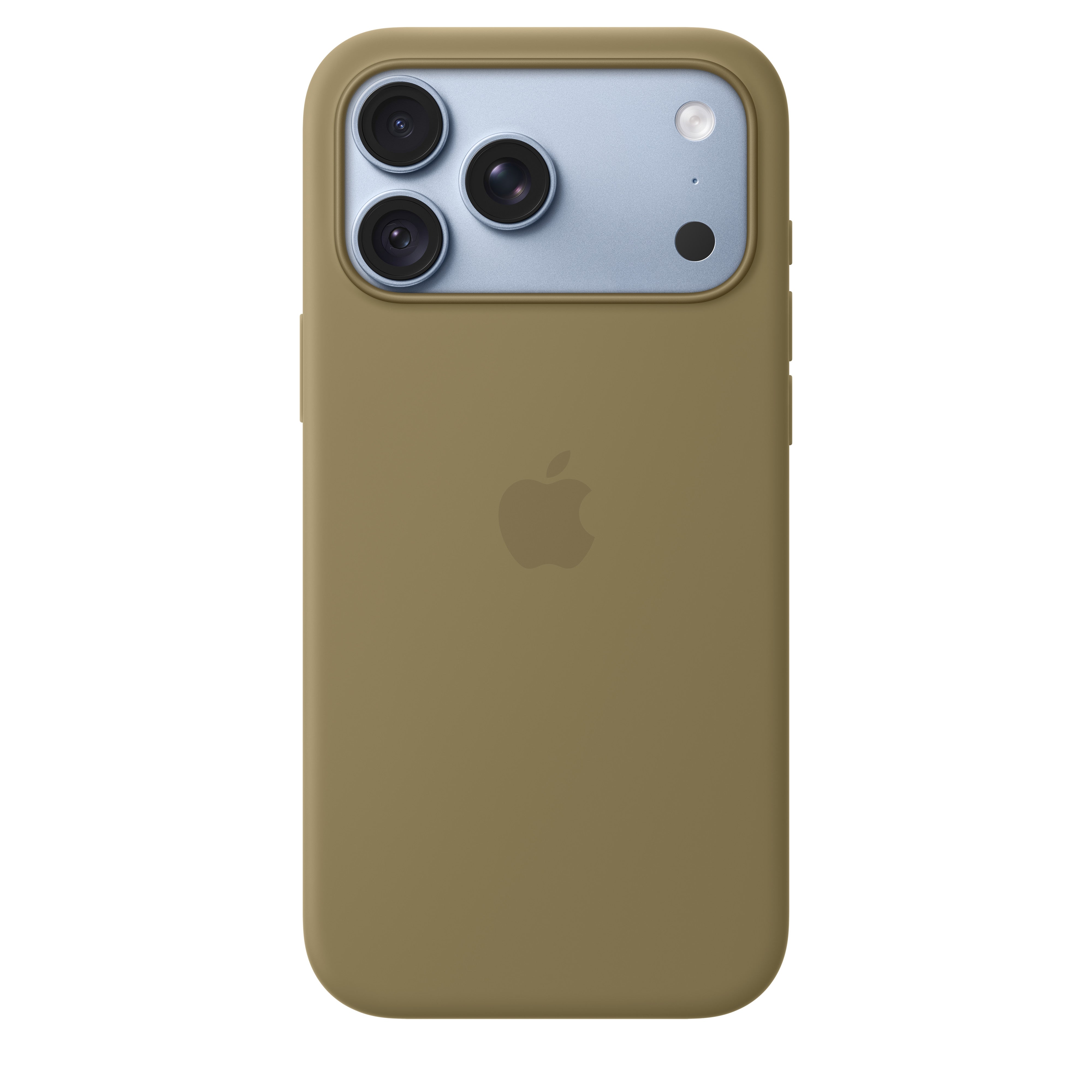 Apple silikonska maska MagSafe za iPhone 18 Pro Max, maslinasta