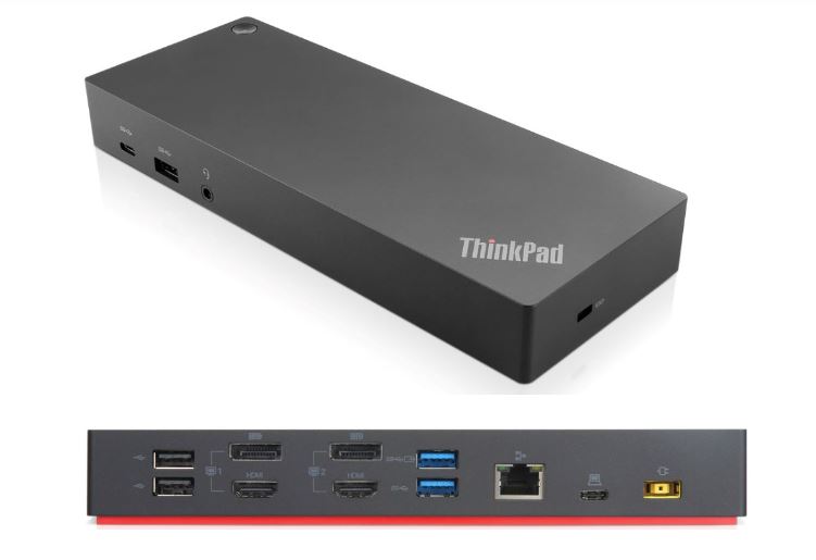 Lenovo ThinkPad Hybrid USB-C/USB-A dock 40AF0135EU sa adapterom 135 W
