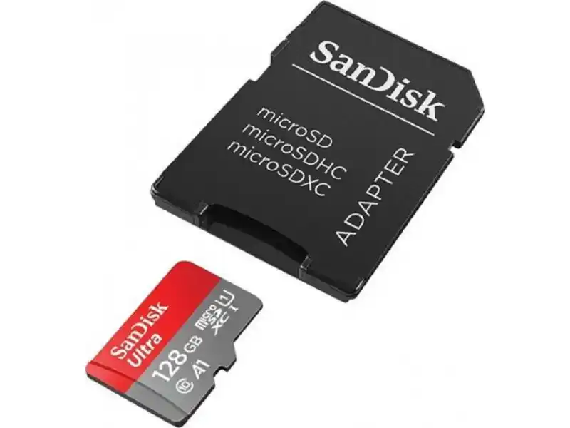 SanDisk Ultra microSDXC 128 GB UHS-I A1 sa SD adapterom