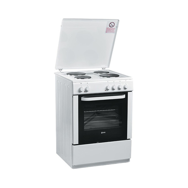 Električni šporet Vox EHB604XL, 72 l, 4 grejne zone