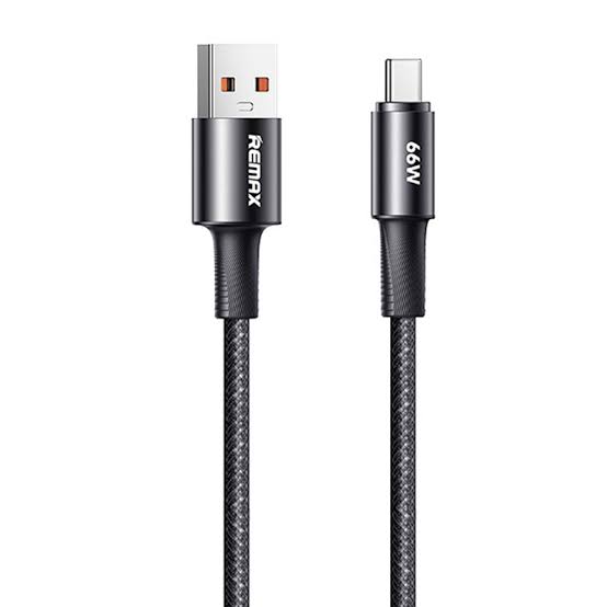 REMAX CB25 pleteni USB-A na USB-C kabl 66 W, 1,2 m