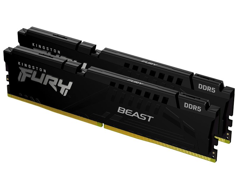 Kingston FURY Beast 64 GB DDR5-6000 CL36 komplet 2 × 32 GB, AMD EXPO