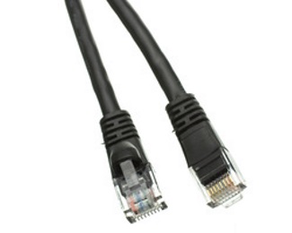 E-GREEN UTP Cat5e mrežni kabl, 0,3 m, crni