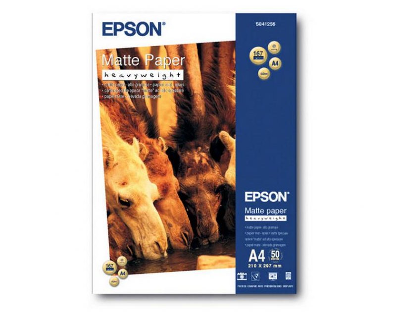 Epson S041256 mat foto-papir A4, 167 g/m², 50 listova