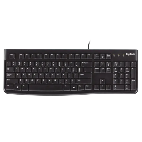 Logitech K120 USB tastatura, US raspored, crna